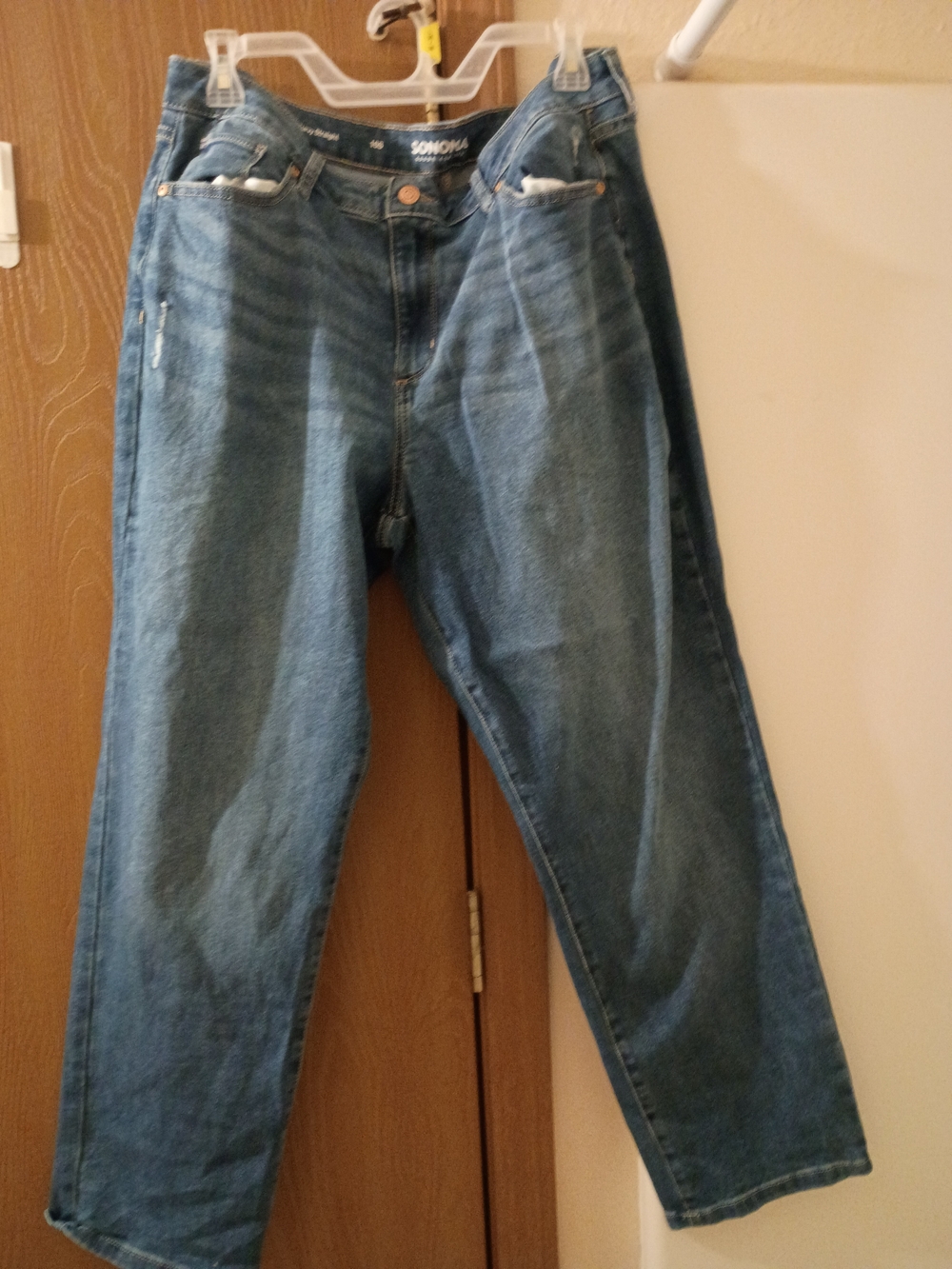 Sonoma Women’s Blue Straight-Leg Jeans